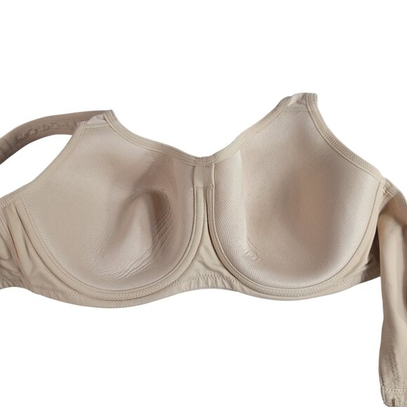 Wacoal Lindsey Contour Underwire Sports Bra Tan 38C Full Cover Seamless 853209 - Picture 6 of 10